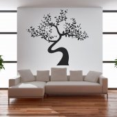 Wandtattoo asiatischer Baum