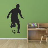 Wandtattoo Fußballspieler