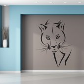 Wandtattoo puma