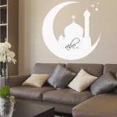 Wandtattoo Velleda weisse Tafel Moschee