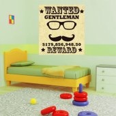 Wanted Wall Stickers