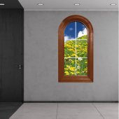 Window illusion Wall Stickers