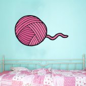 Wool Ball Wall Stickers