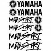 Yamaha Moto-sport Decal Stickers kit
