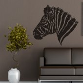 Zebra head Wall Stickers