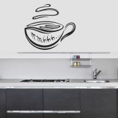 Coffee Cup Wall Stickers