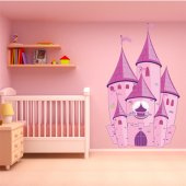 Autocollant Stickers enfant chateau