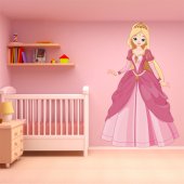 Vinilo infantil princesa