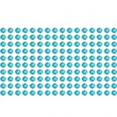 160 blue rhinestone sticker
