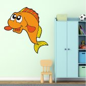 Adesivo Murale bambino pesce