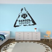 Adesivo Murale danger sounds