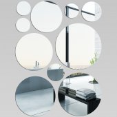 Akrylowe Lustro Plexiglas - Koła Design