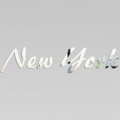 Akrylowe Lustro Plexiglas - New York Litery