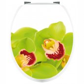 Aufkleber für Toilettendeckel Orchidee