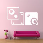 Autocolante decorativo arte