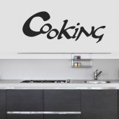 Autocolante decorativo cooking