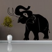 Autocolante decorativo elefante
