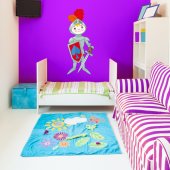 Autocolante decorativo infantil cavaleiros