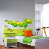 Autocolante decorativo infantil crocodilo