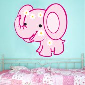 Autocolante decorativo infantil elefante