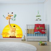 Autocolante decorativo infantil jirafa