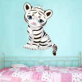 Autocolante decorativo infantil tigre