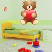 Autocolante decorativo infantil Ursinho