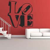 Autocolante decorativo love