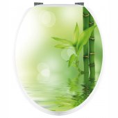 Bamboo - Toilet Seat Decal Sticker