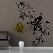Baroque Flower Wall Stickers