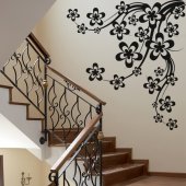 Branch Cherry Wall Stickers