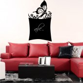 Butterfly - Chalkboard / Blackboard Wall Stickers