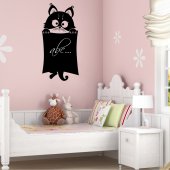 Cat - Chalkboard / Blackboard Wall Stickers