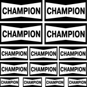 champion Decal Stickers kit