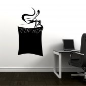 Coffee Cup - Chalkboard / Blackboard Wall Stickers