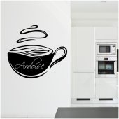 Coffee Cup - Chalkboard / Blackboard Wall Stickers