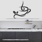 Coffee Cup Wall Stickers