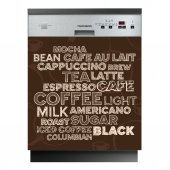 Coffee - Dishwasher Cover Panels