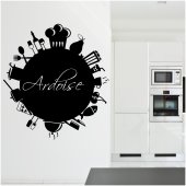 Cutlery - Chalkboard / Blackboard Wall Stickers