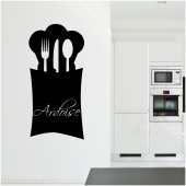 Cutlery - Chalkboard / Blackboard Wall Stickers