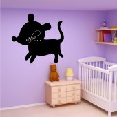 Dog Chalkboard / Blackboard Wall Stickers