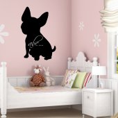 Dog Chalkboard / Blackboard Wall Stickers