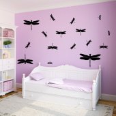 Dragonfly Set Wall Stickers