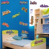 Graffiti Set Wall Stickers