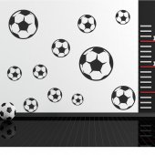 Kit Adesivo Murale 12   pallone da calcio