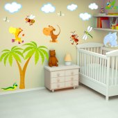 Kit Autocolante decorativo infantil Animais