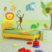 Kit Autocolante decorativo infantil Animais