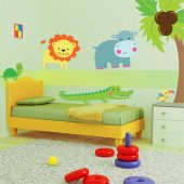 Kit Autocolante decorativo infantil Animais