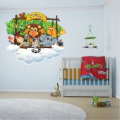 Kit Autocolante decorativo infantil Animais