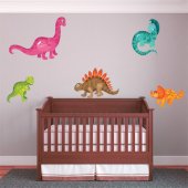 Kit Autocolante decorativo infantil Dinosaurs